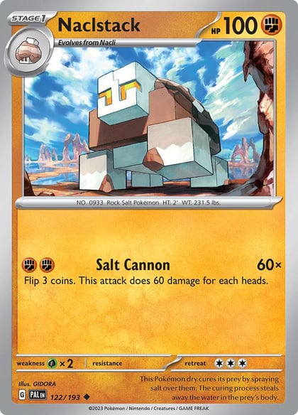 Naclstack, SV02: Paldea Evolved 122/193