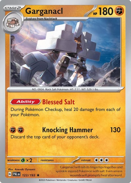 Garganacl, SV02: Paldea Evolved 123/193