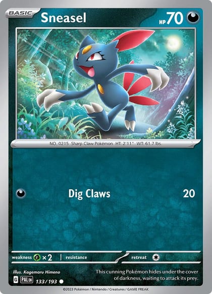 Sneasel, SV02: Paldea Evolved 133/193