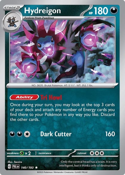 Hydreigon, SV02: Paldea Evolved 140/193