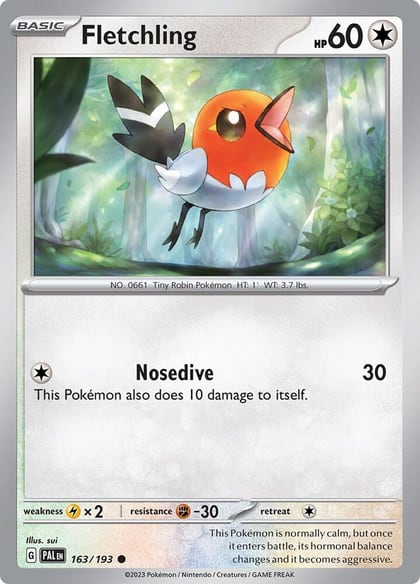 Fletchling, SV02: Paldea Evolved 163/193