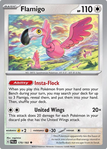 Flamigo, SV02: Paldea Evolved 170/193
