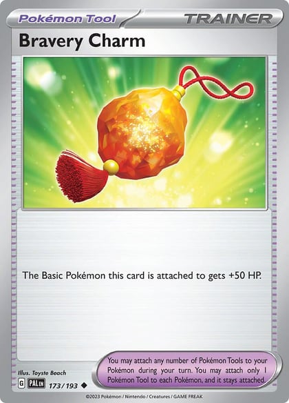 Bravery Charm, SV02: Paldea Evolved 173/193
