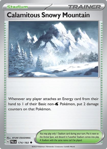 Calamitous Snowy Mountain, SV02: Paldea Evolved 174/193