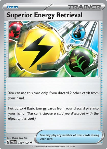 Superior Energy Retrieval - 189/193, SV02: Paldea Evolved 189/193