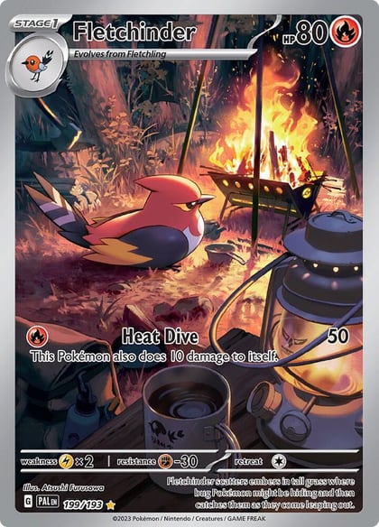 Fletchinder - 199/193, SV02: Paldea Evolved 199/193