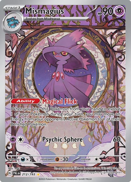 Mismagius - 212/193, SV02: Paldea Evolved 212/193