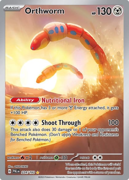 Orthworm - 224/193, SV02: Paldea Evolved 224/193