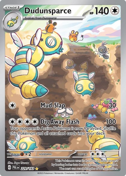 Dudunsparce - 229/193, SV02: Paldea Evolved 229/193