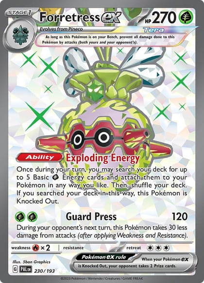Forretress ex - 230/193, SV02: Paldea Evolved 230/193