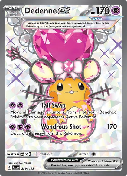 Dedenne ex - 239/193, SV02: Paldea Evolved 239/193