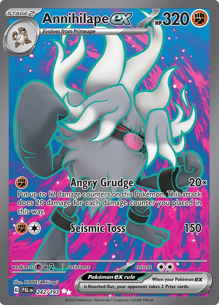Annihilape ex - 242/193, SV02: Paldea Evolved 242/193