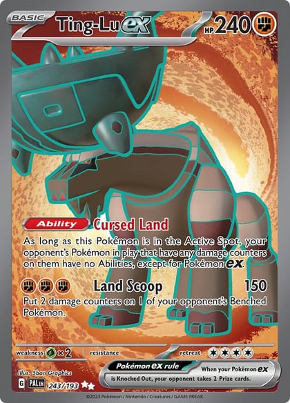 Ting-Lu ex - 243/193, SV02: Paldea Evolved 243/193