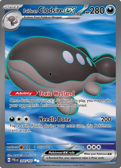 Paldean Clodsire ex - 244/193, SV02: Paldea Evolved 244/193
