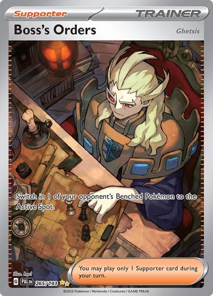 Boss's Orders - 265/193, SV02: Paldea Evolved 265/193