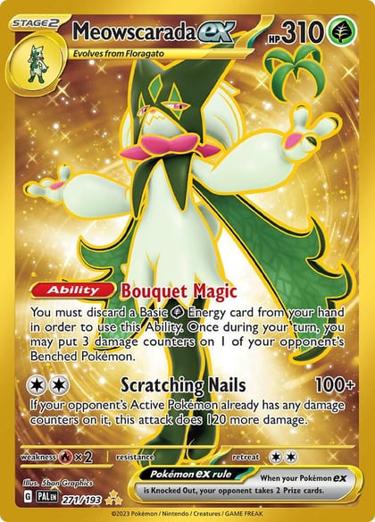 Meowscarada ex - 271/193, SV02: Paldea Evolved 271/193