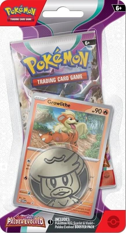 Paldea Evolved Single Pack Blister [Growlithe], SV02: Paldea Evolved P494001