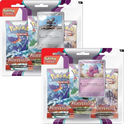 Paldea Evolved 3 Pack Blister [Set of 2], SV02: Paldea Evolved P496908