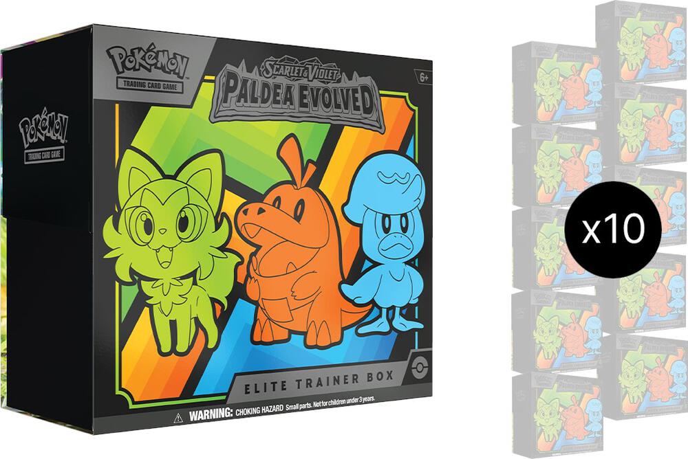 Paldea Evolved Elite Trainer Box Case, SV02: Paldea Evolved P496911