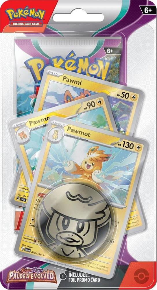 Paldea Evolved Premium Checklane Blister [Pawmot], SV02: Paldea Evolved P622967