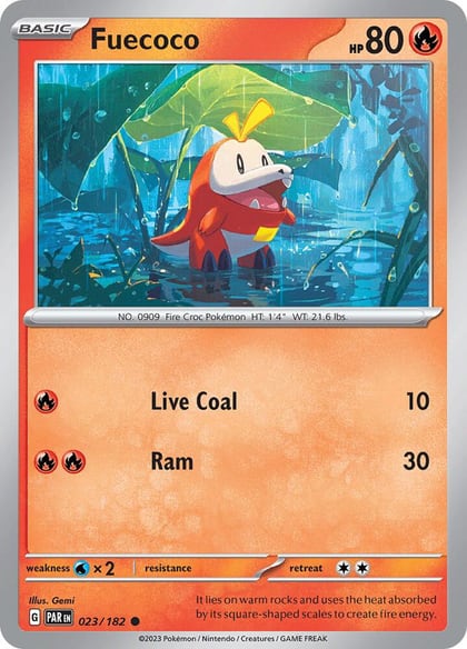 Fuecoco, SV04: Paradox Rift 023/182