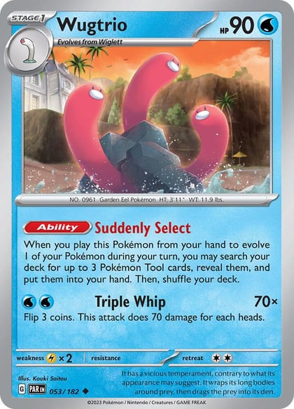 Wugtrio, SV04: Paradox Rift 053/182