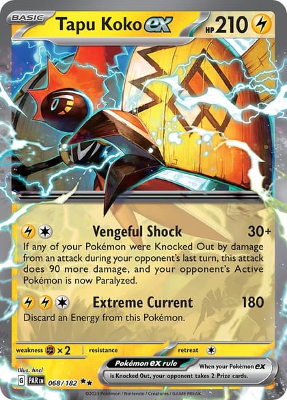 Tapu Koko ex - 068/182, SV04: Paradox Rift 068/182