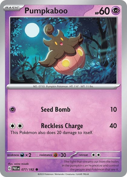 Pumpkaboo, SV04: Paradox Rift 077/182