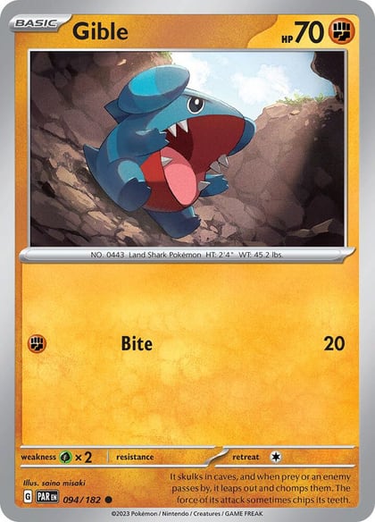 Gible, SV04: Paradox Rift 094/182
