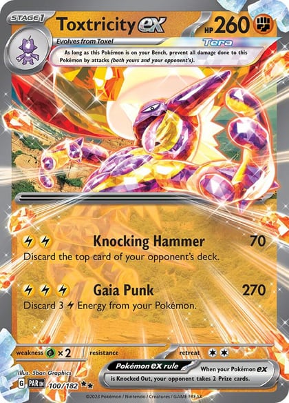 Toxtricity ex, SV04: Paradox Rift 100/182