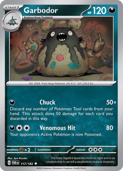 Garbodor - 117/182, SV04: Paradox Rift 117/182