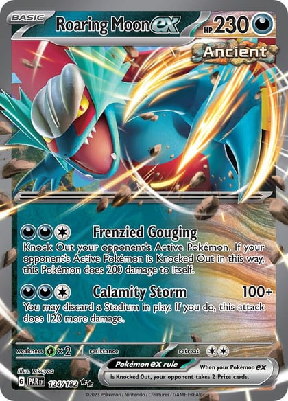 Roaring Moon ex, SV04: Paradox Rift 124/182
