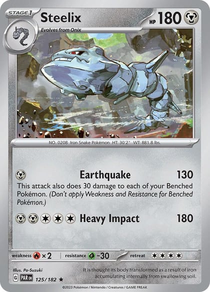 Steelix - 125/182, SV04: Paradox Rift 125/182