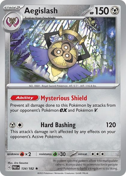 Aegislash - 134/182, SV04: Paradox Rift 134/182
