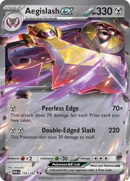 Aegislash ex, SV04: Paradox Rift 135/182