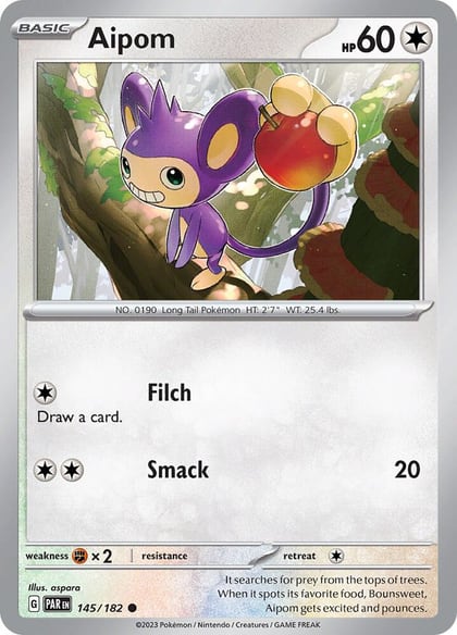 Aipom - 145/182, SV04: Paradox Rift 145/182