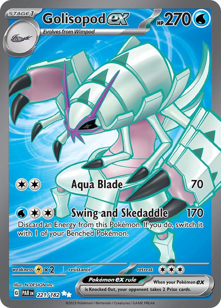 Golisopod ex - 221/182, SV04: Paradox Rift 221/182