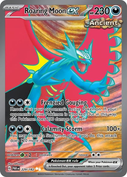 Roaring Moon ex - 229/182, SV04: Paradox Rift 229/182