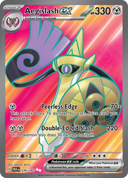 Aegislash ex - 230/182, SV04: Paradox Rift 230/182