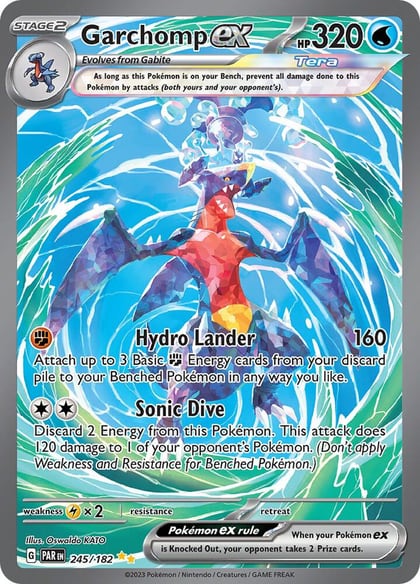 Garchomp ex - 245/182, SV04: Paradox Rift 245/182