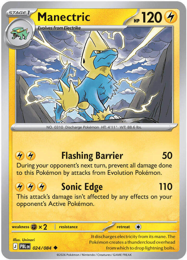 Manectric - 024/084, ME05: Pitch Black 024/084