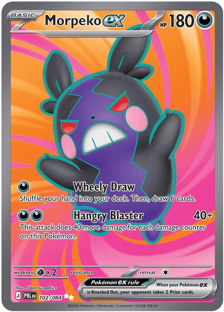 Morpeko ex - 102/084, ME05: Pitch Black 102/084