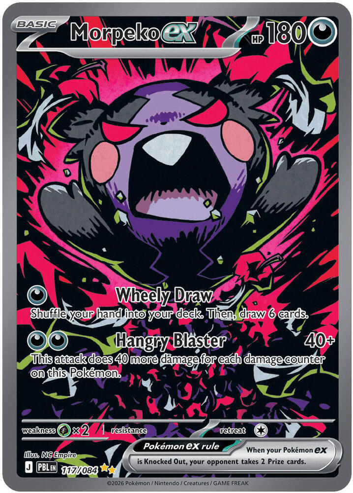Morpeko ex - 117/084, ME05: Pitch Black 117/084