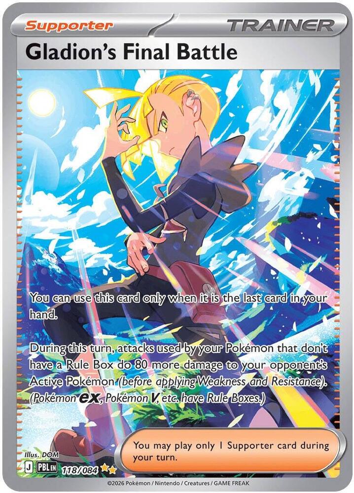 Gladion's Final Battle - 118/084, ME05: Pitch Black 118/084
