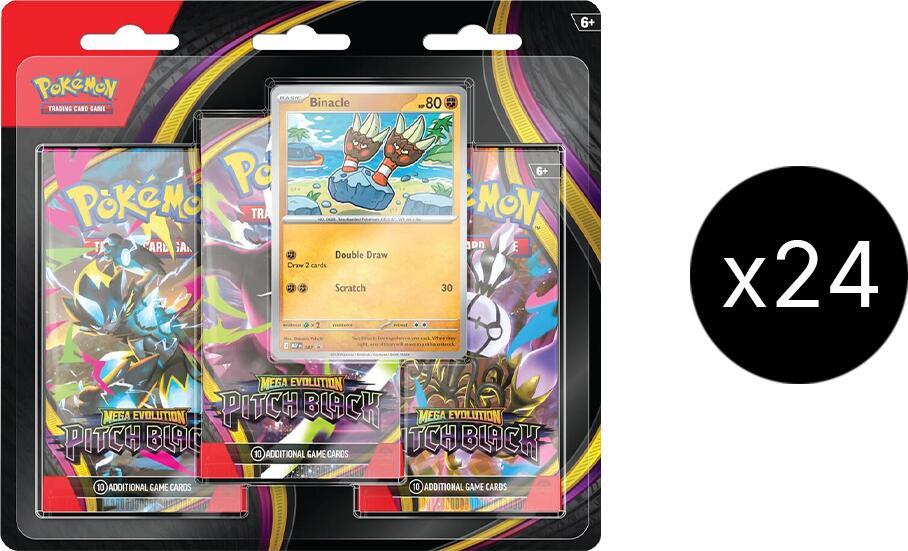 Pitch Black 3-Pack Blister Case, ME05: Pitch Black P693589