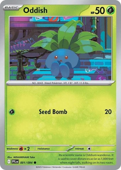 Oddish, ME02: Phantasmal Flames 001/094