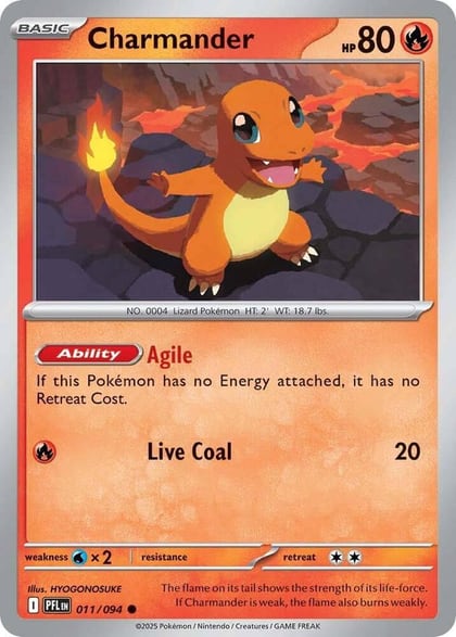 Charmander, ME02: Phantasmal Flames 011/094
