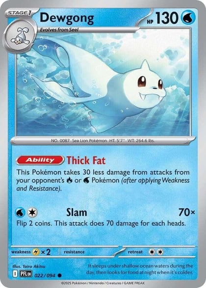 Dewgong - 022/094, ME02: Phantasmal Flames 022/094