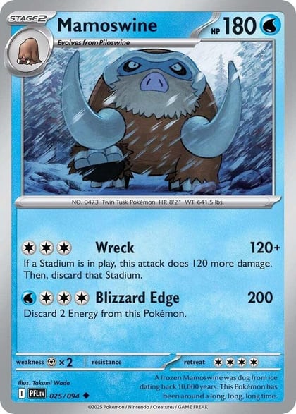 Mamoswine, ME02: Phantasmal Flames 025/094