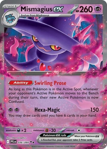 Mismagius ex - 036/094, ME02: Phantasmal Flames 036/094
